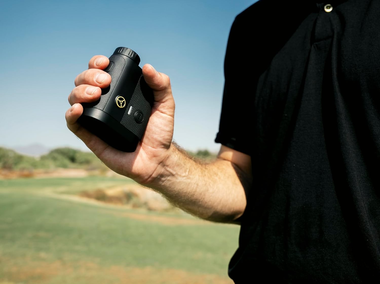 Golf Laser Rangefinder Slope Mode Pinseeker Magnet Red LCD Flag Lock