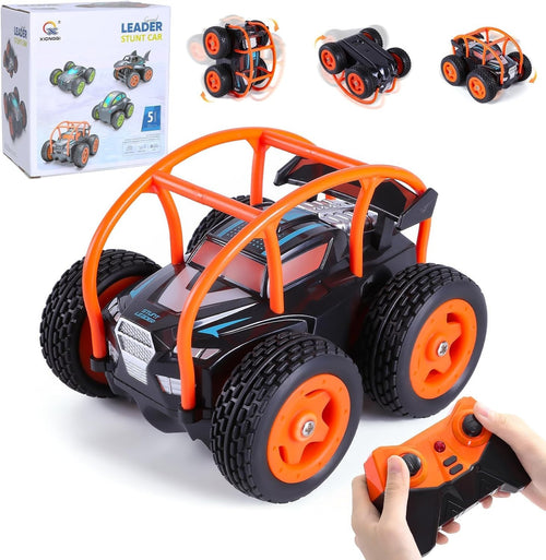 4WD Mini RC Stunt Car 360° Flip Double-Sided Truck – 2.4GHz Remote Control Toy