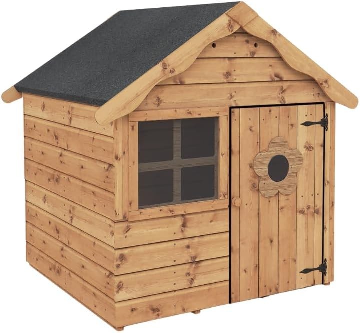 4x4 Wooden Kids Playhouse Shiplap Garden Wendy House Tongue Groove