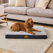 Large Orthopedic Dog Crate Bed 92x68x7.6cm Washable Mat