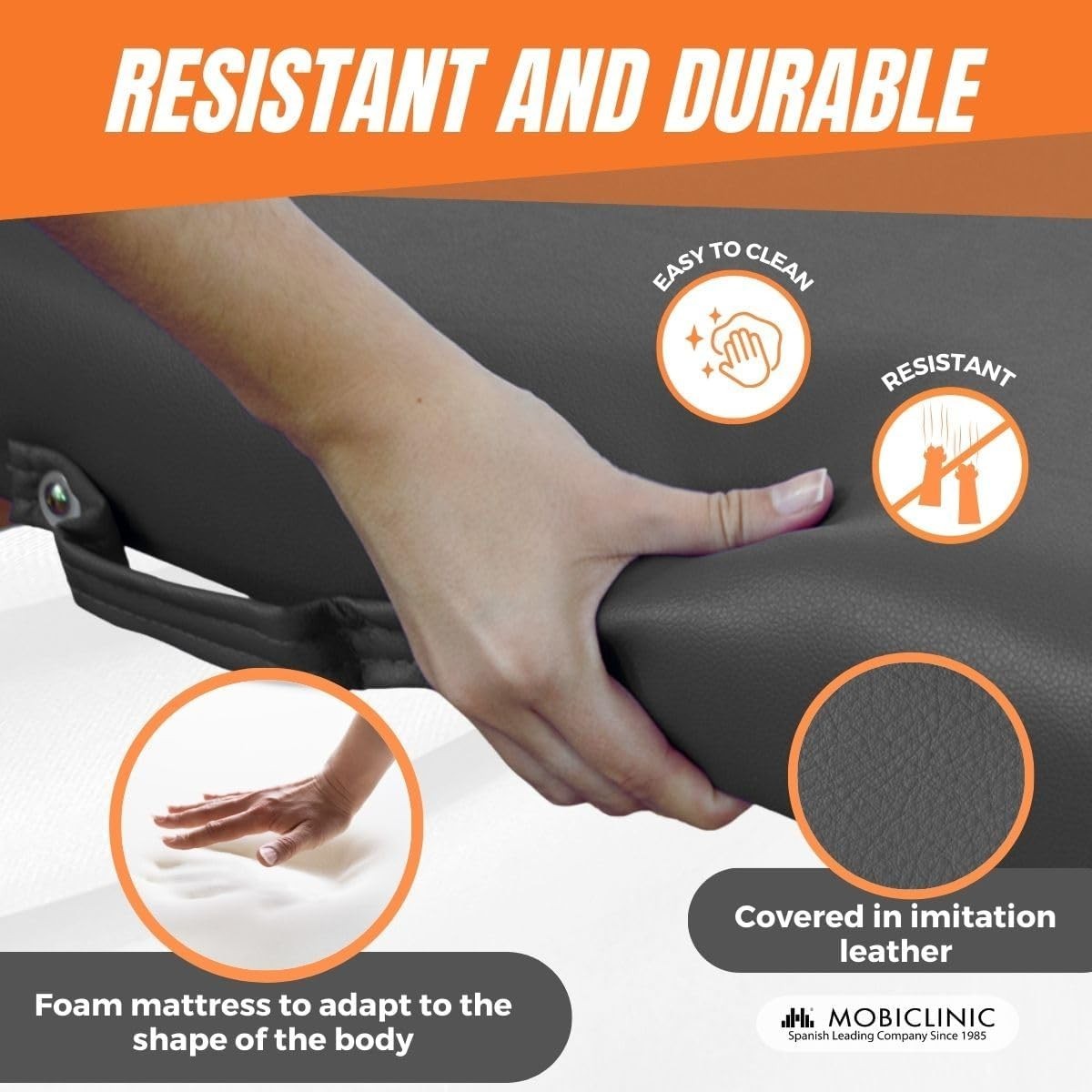 Portable Wooden Massage Table Foldable Adjustable Physiotherapy Bed Black