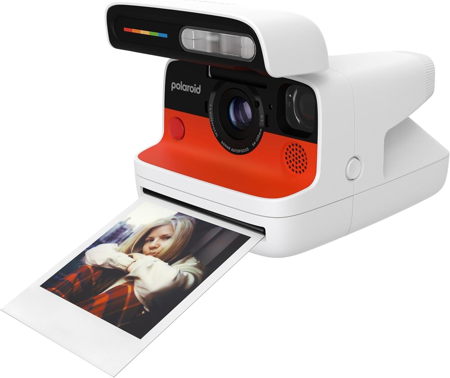 Instant Camera Film Bundle Sonar Autofocus USB-C 16 Photos White