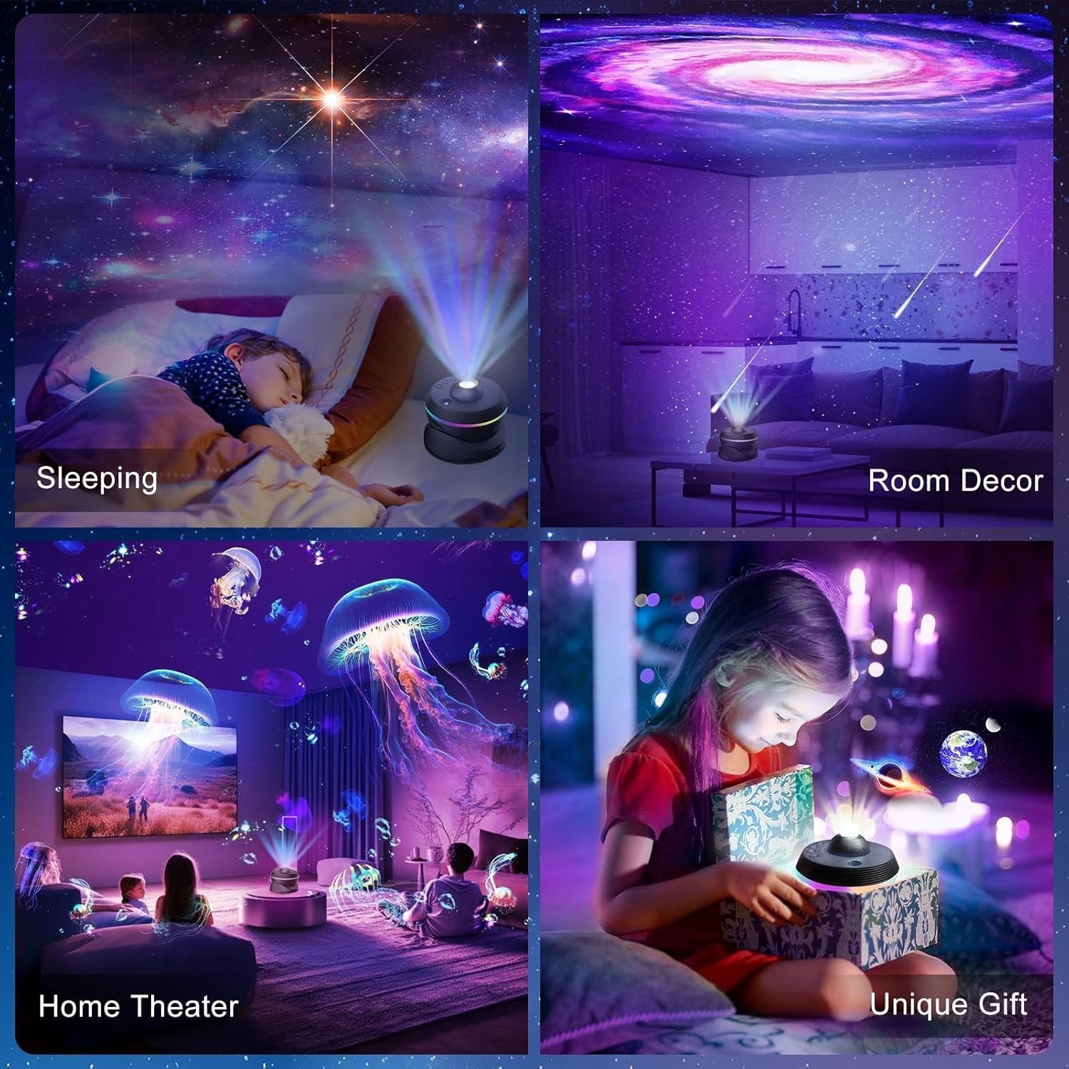 4K Planetarium Star Projector 13 Disc Galaxy Nebula Meteor 360°