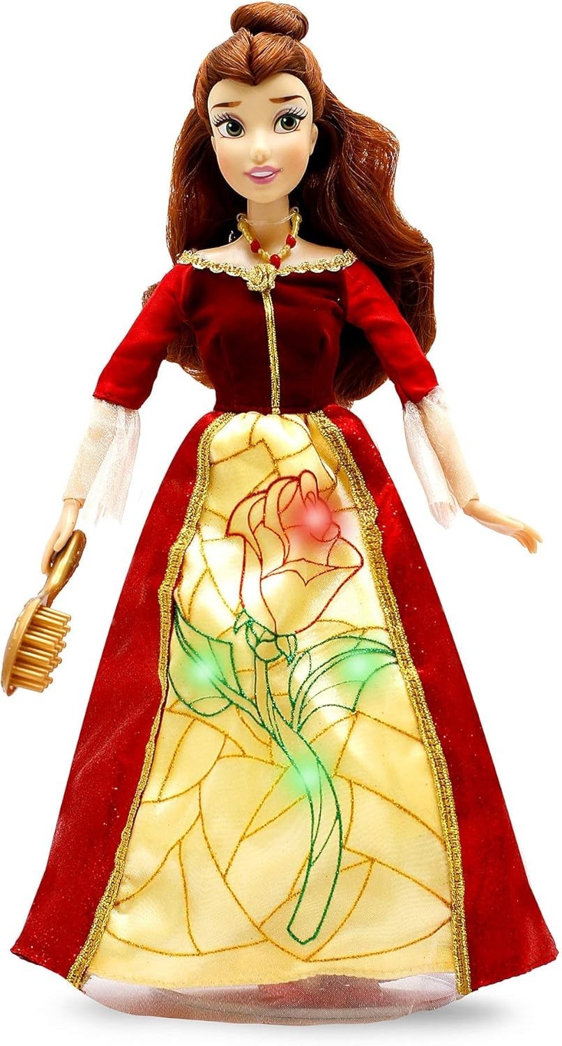 Light Up Fashion Doll 11in Satin Gown Sound Effects Premium Toy