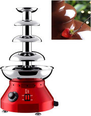 5 Tier Chocolate Fountain Machine 3L Stainless Steel Fondue Party