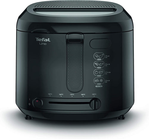 Compact Deep Fat Fryer 1kg Capacity Adjustable Temp Cool Touch Easy Clean