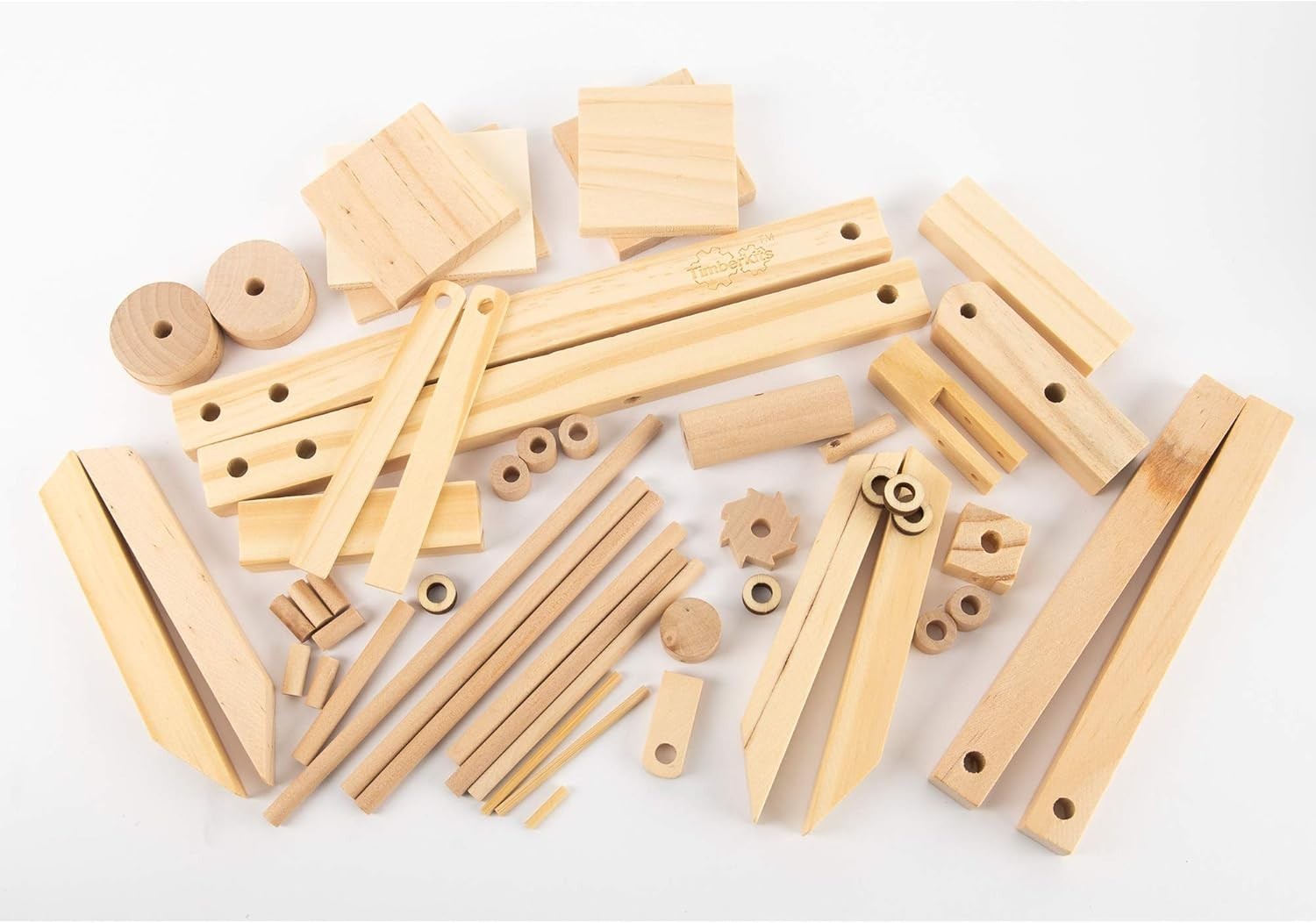 Wooden Trebuchet Model Kit for Adults & Kids, Buildable Firing Catapult