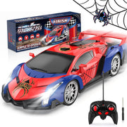 Spider RC Car 1:18 High Speed Remote Control Toy with LED Lights Kids 3+