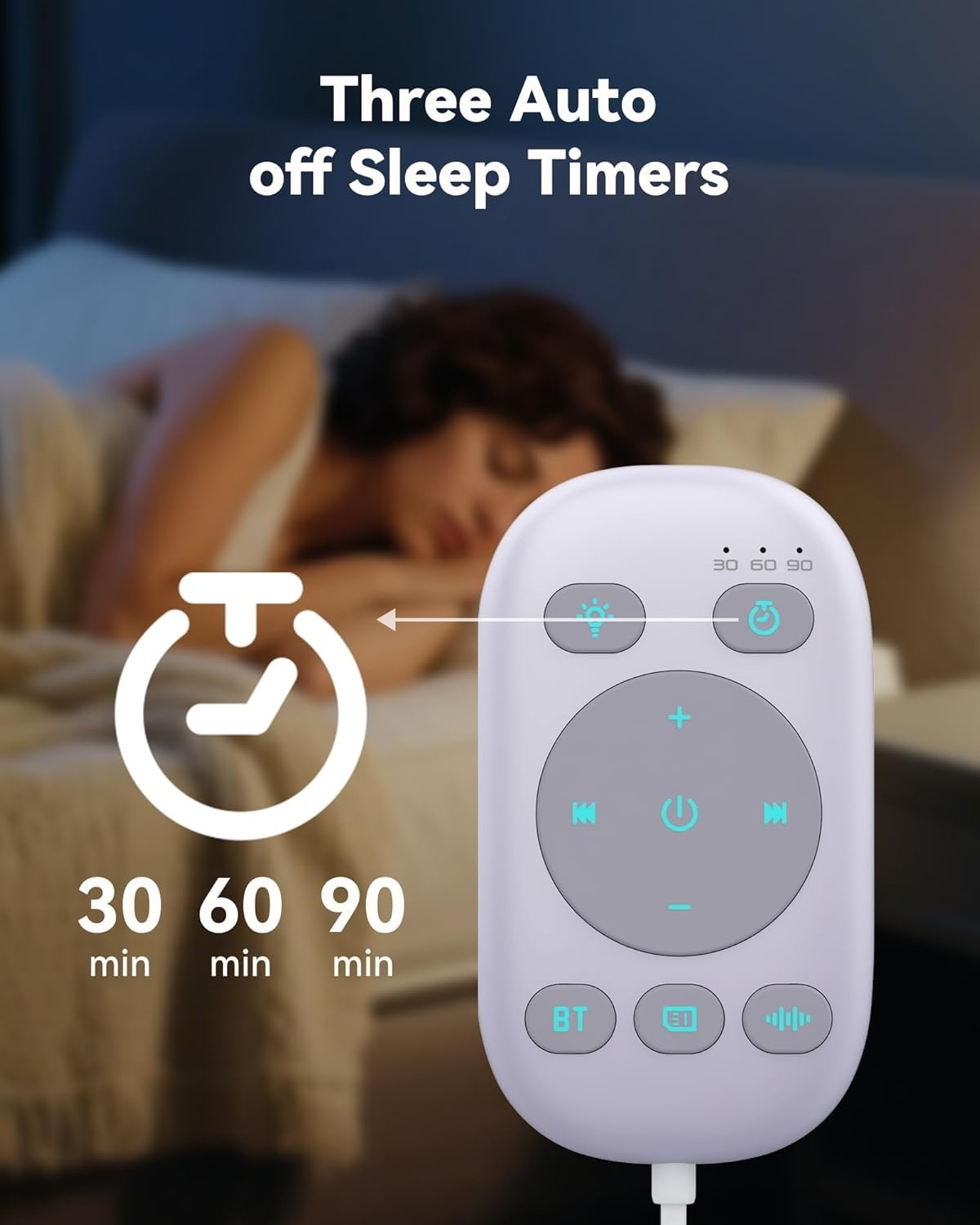 Under Pillow Bone Conduction Speaker Bluetooth White Noise Sleep Sound