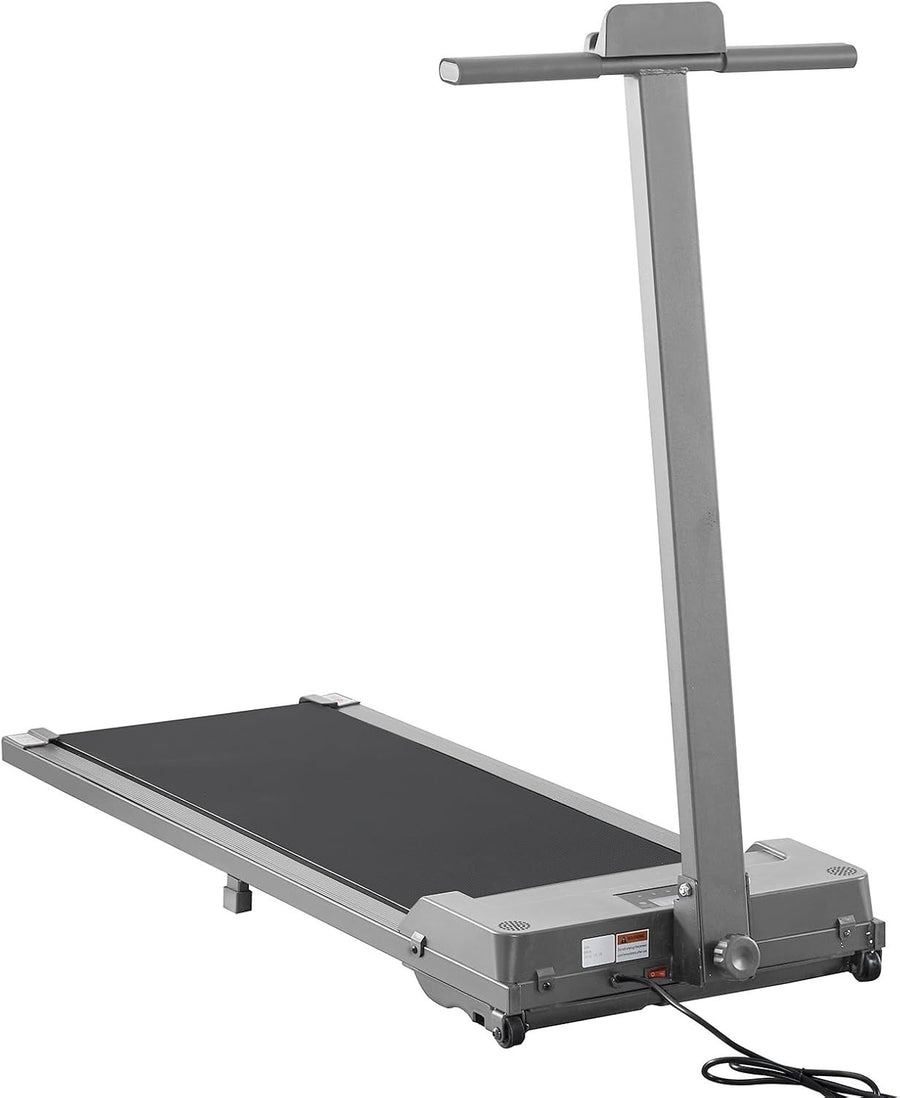 Compact 3-in-1 Folding Treadmill Under Desk Walking Running Pad Grey