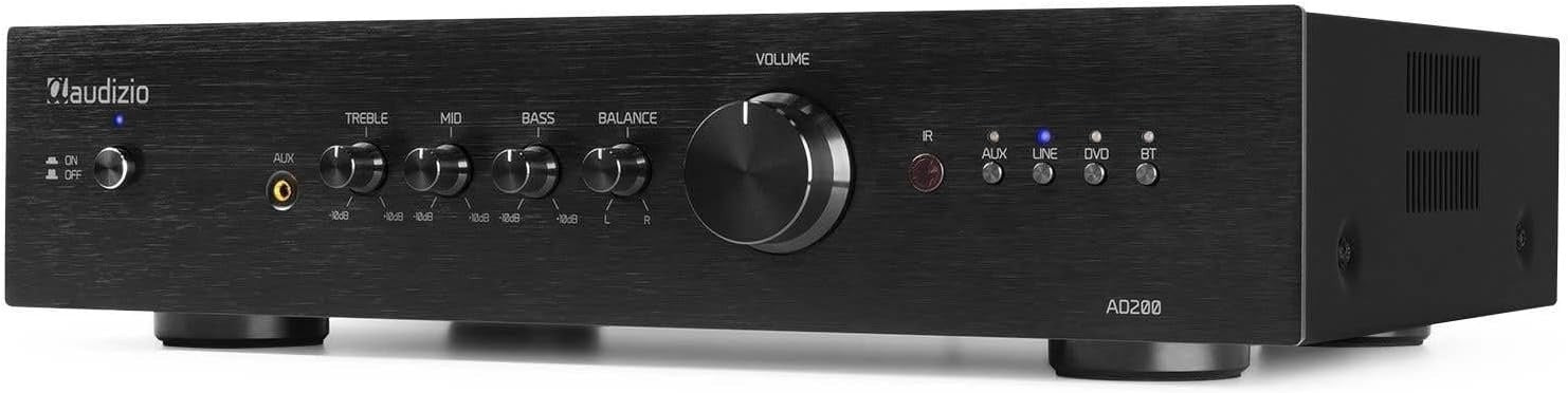200W Stereo HiFi Amplifier Bluetooth RCA Home Audio 2-Channel