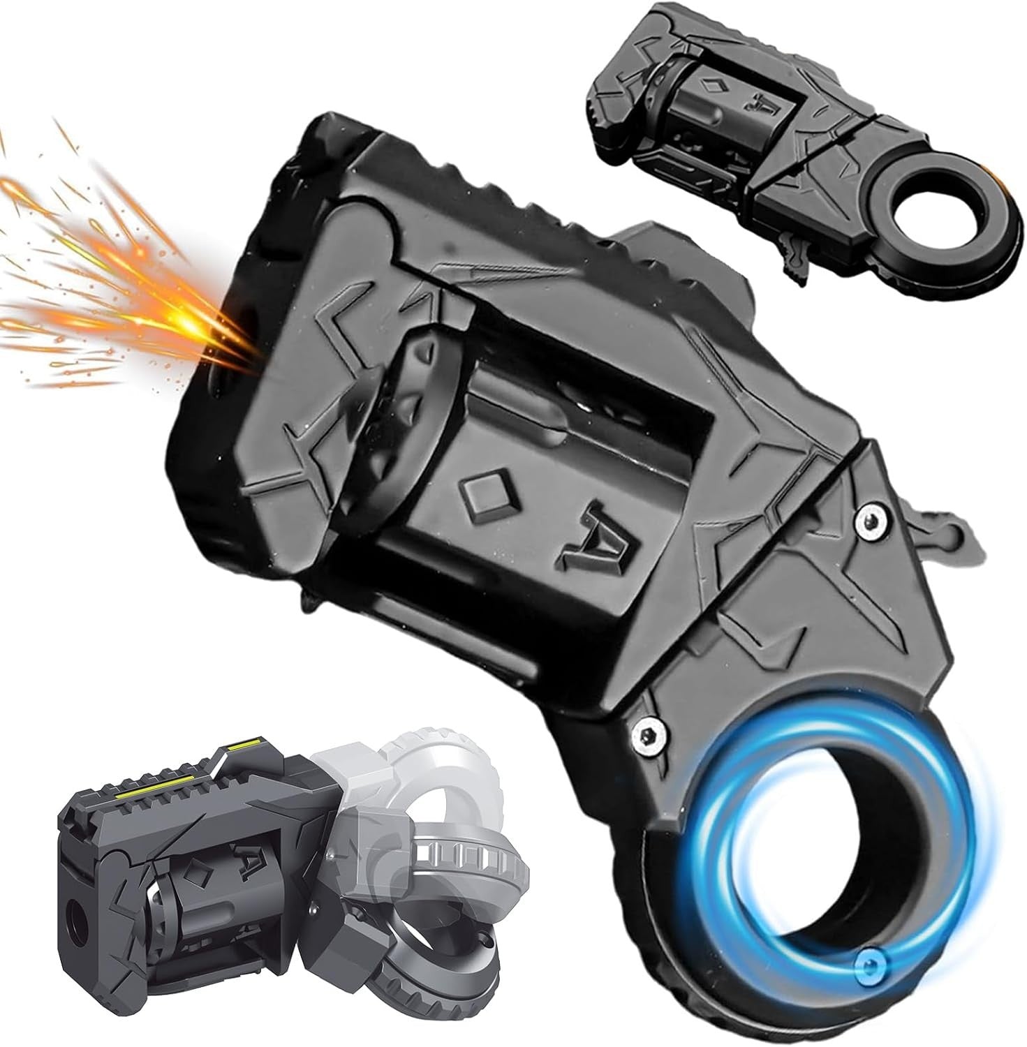 Metal Fidget Slider Stress Relief EDC Finger Toy Dual Mode