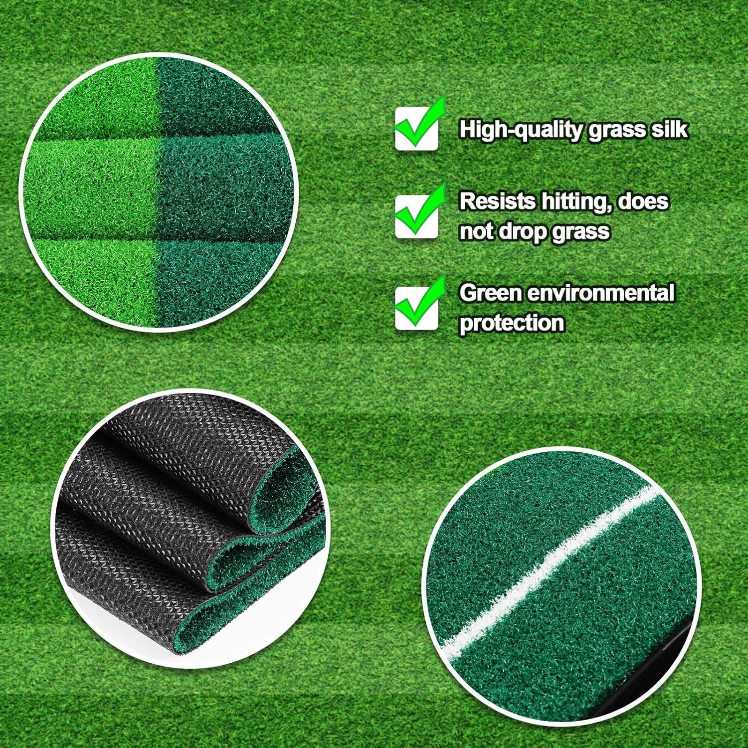 Indoor Golf Putting Mat Auto Ball Return Practice Trainer Home Office Garden