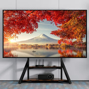 Heavy Duty Adjustable TV Floor Stand 65-100" with 2 Shelves & 220lbs Load