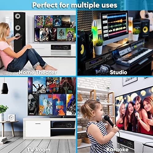 100W 5.1 Home Theater Amplifier Bluetooth HDMI AUX FM Stereo