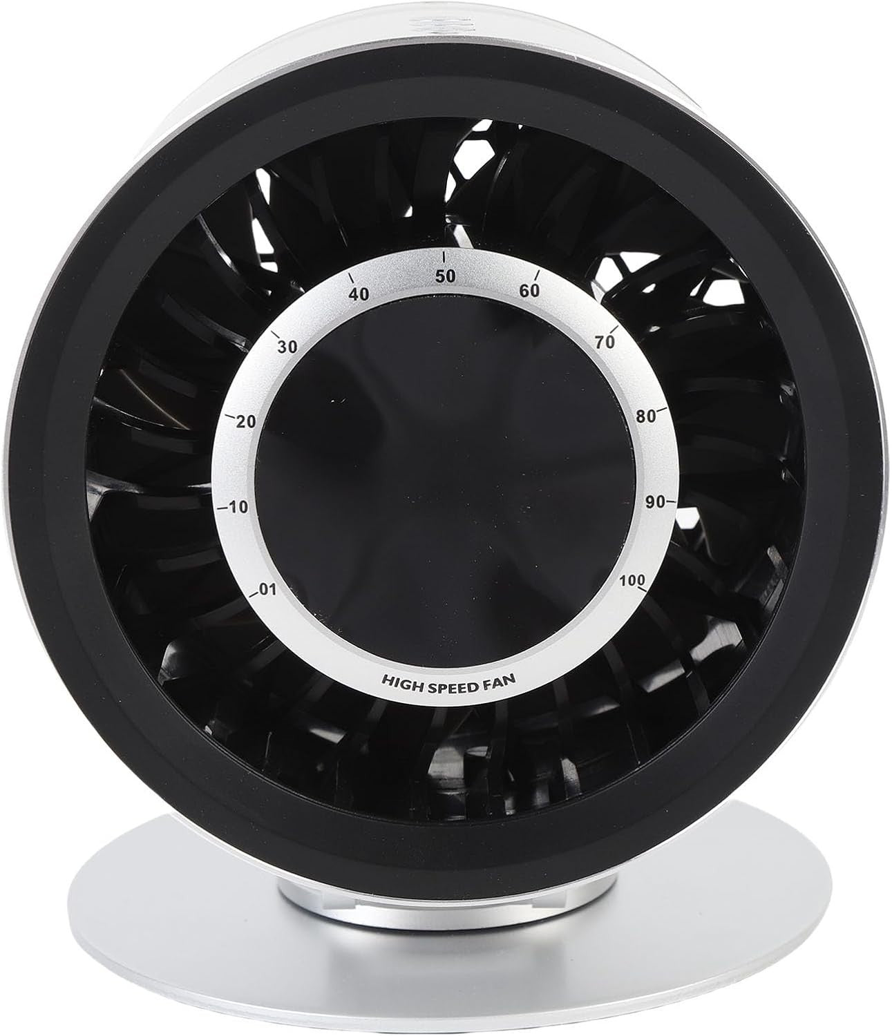 Portable Desk Fan – 4000mAh Foldable Metal 100-Speed Silent Cooling for Office