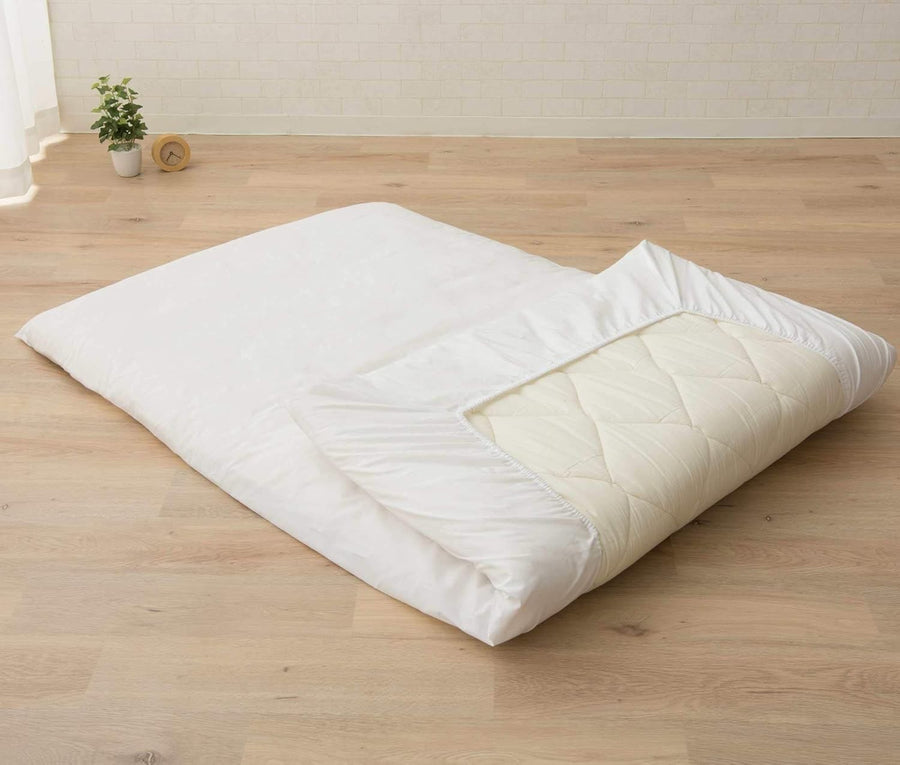 Foldable Japanese Floor Futon Mattress Cotton Tatami Bed, 3-Layer Firm Sleep