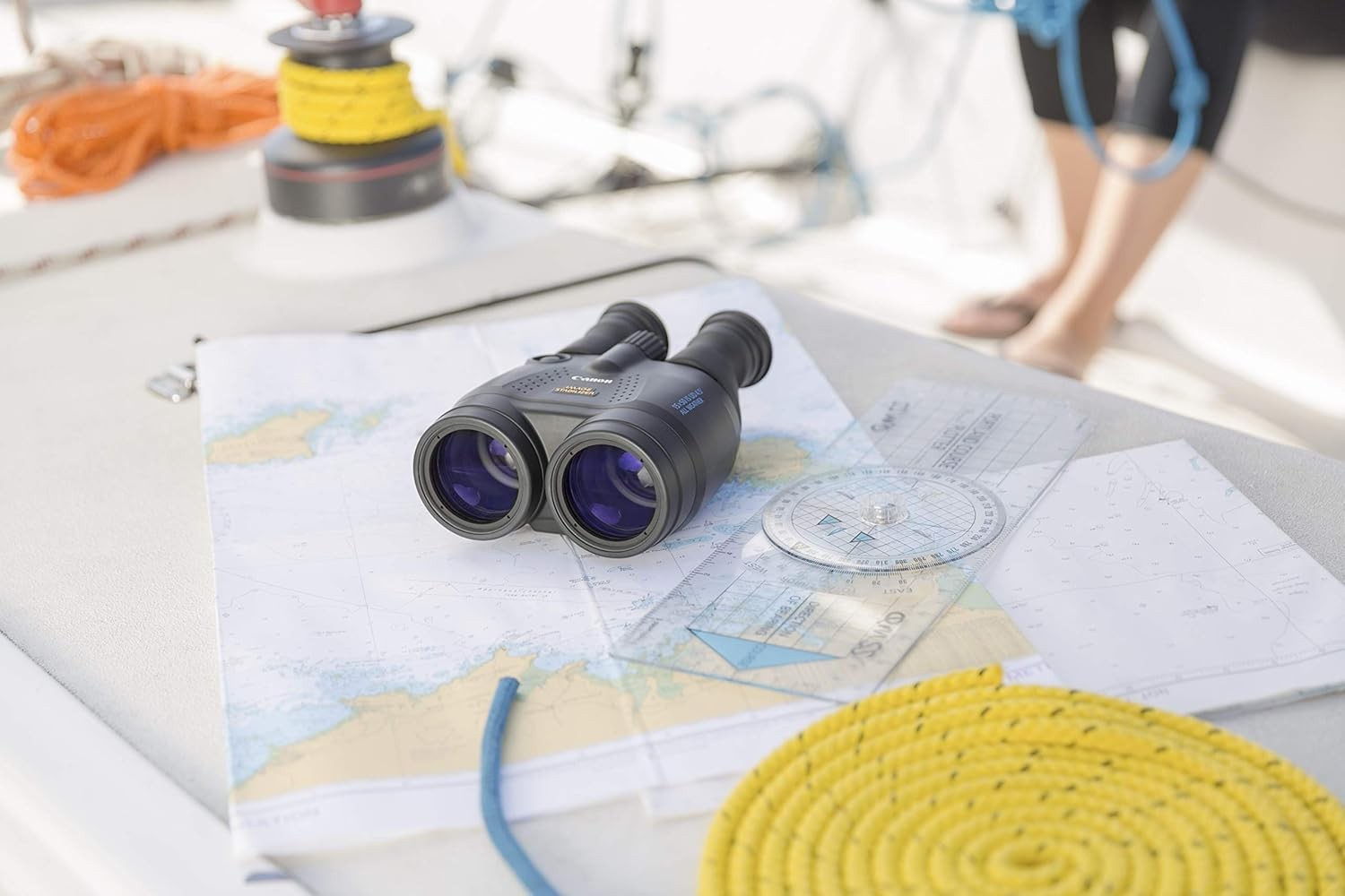 15x50 High Power Image-Stabilised All-Weather Zoom Binoculars HD Optics