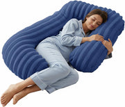 52" Pregnancy Body Pillow Full Length Faux Fur Side Sleeper Support