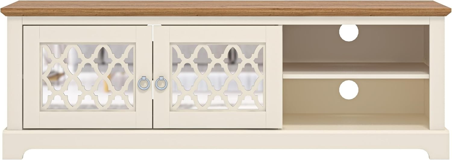 TV Unit for 65 Inch TV Cabinet with Doors Storage Shelf Media Console