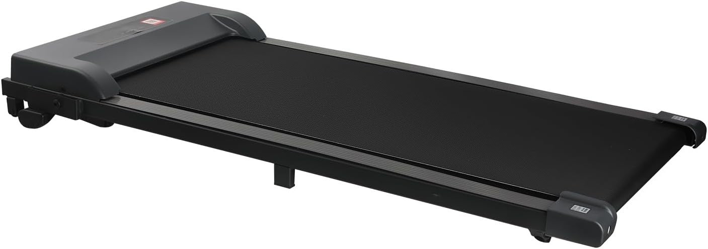 Under Desk Walking Pad Treadmill 4% Incline Portable Home Office Grey