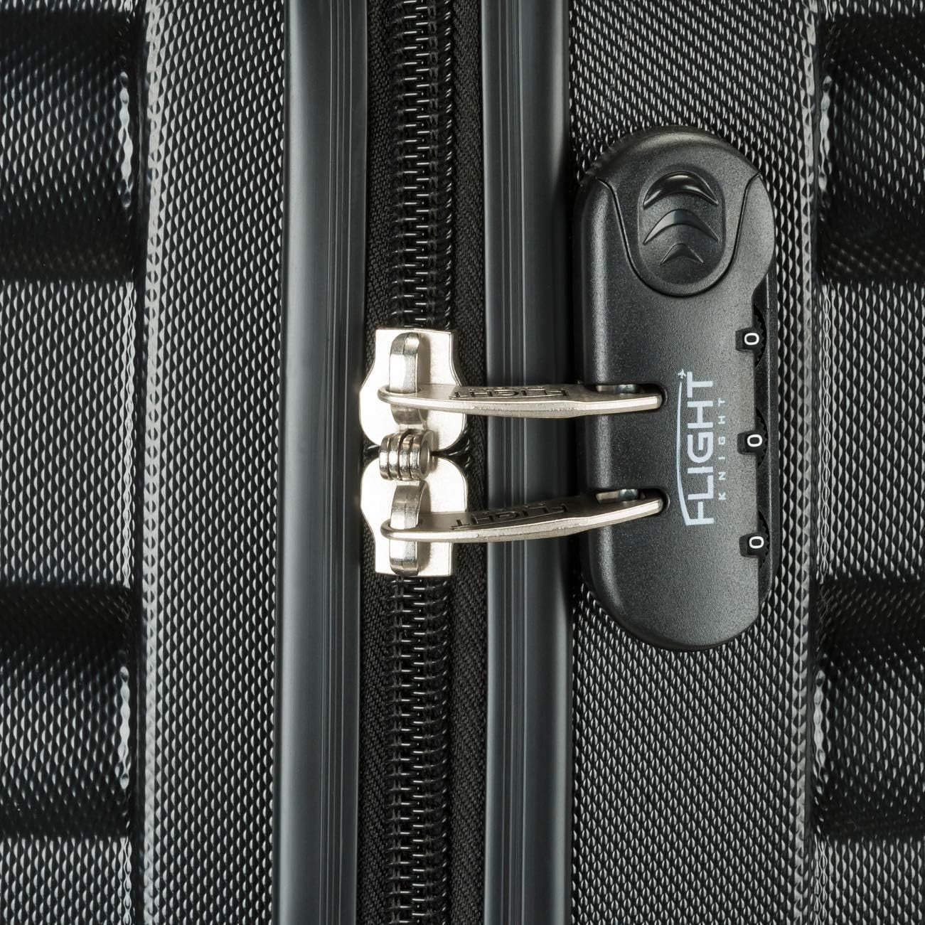 25” Medium Checked Suitcase Lightweight ABS Hard Shell 4 Spinner Wheels