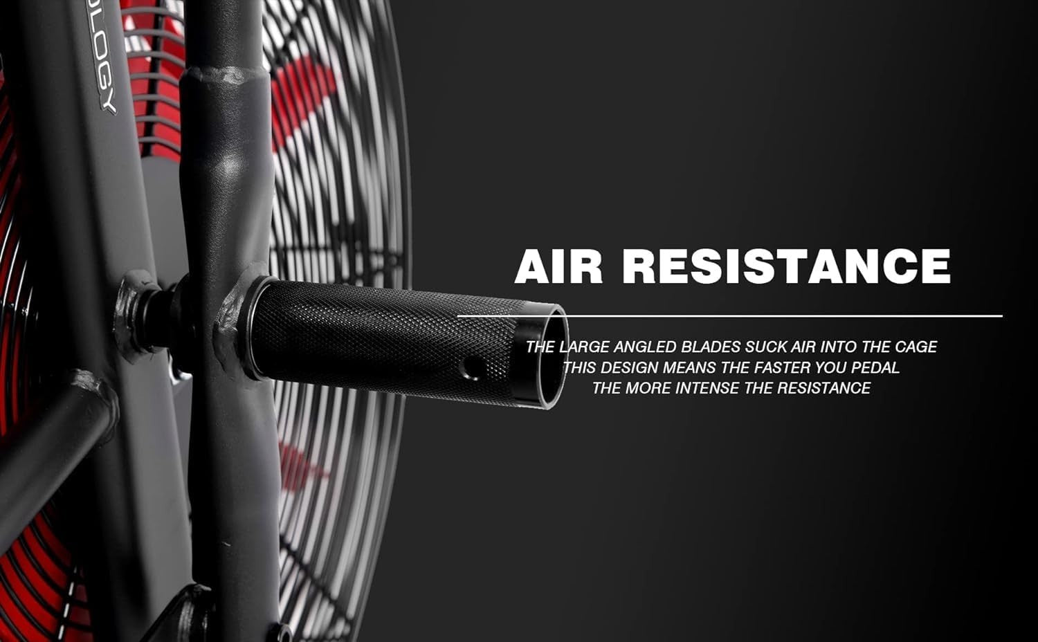 Titanium Air & Magnetic Assault Bike 15-Level Resistance Full Body Trainer LCD