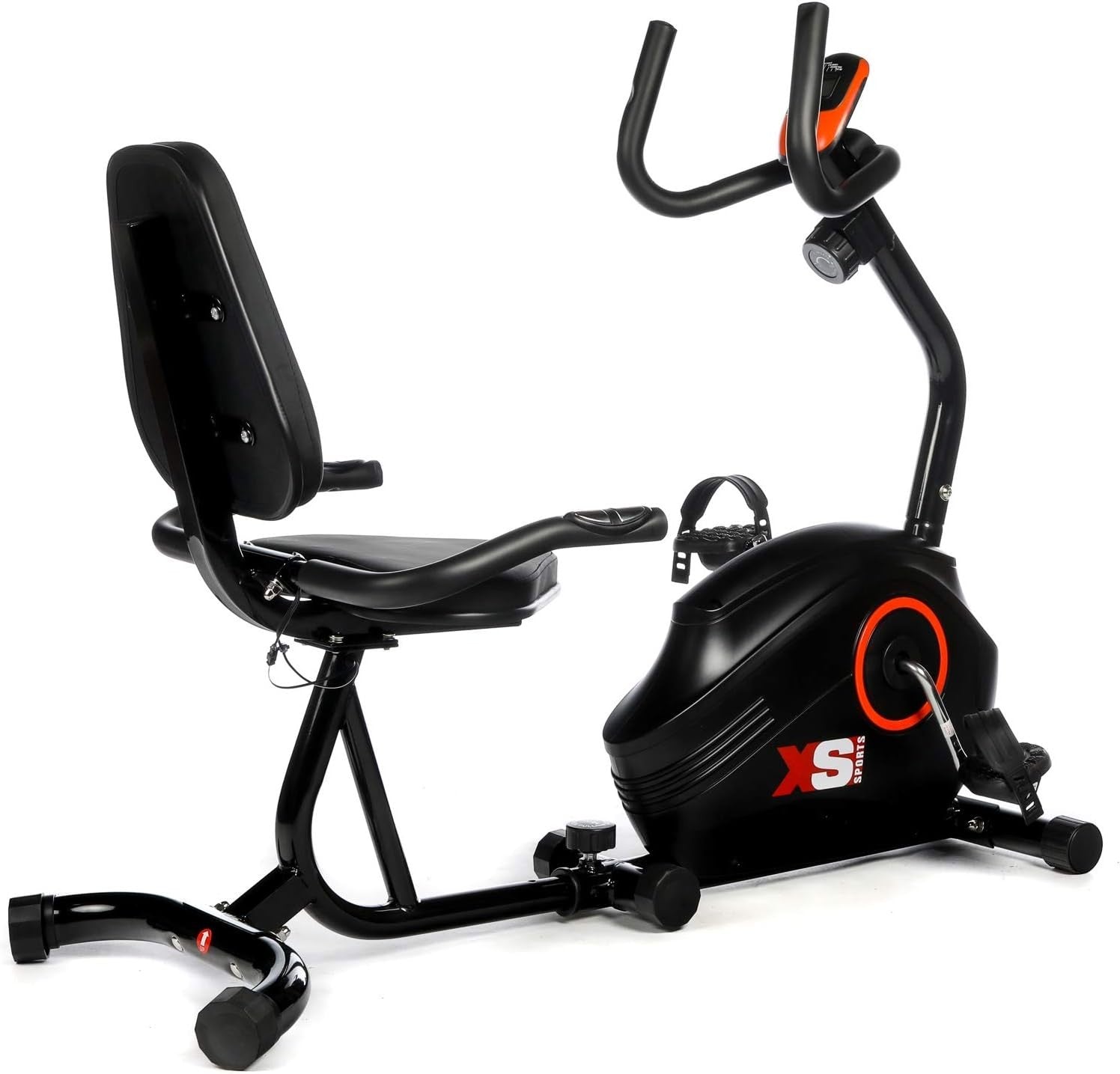 Recumbent Exercise Bike Magnetic 8 Level LCD Pulse Quiet Adjustable Seat Home