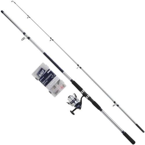 Surf Spinning Rod Reel Combo 3m Sea Fishing Tackle Kit w/ Hard Case