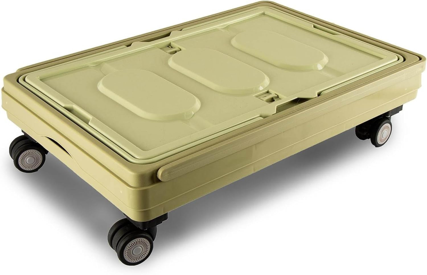 65L Foldable Trolley Cart – Portable Crafting, Camping & Shopping Wagon