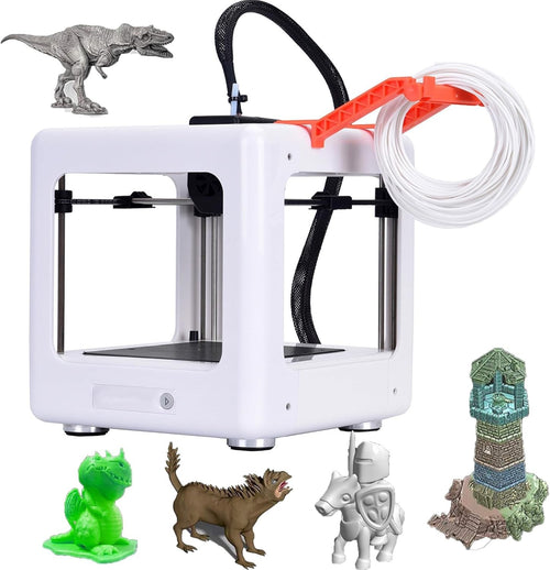 Portable Mini 3D Printer 230°C Nozzle Magnetic Plate Easy Use Desktop
