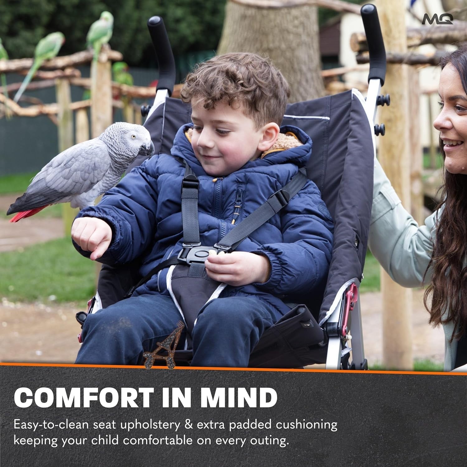 XL Disability Pushchair Special Needs Stroller 50kg Lightweight Foldable