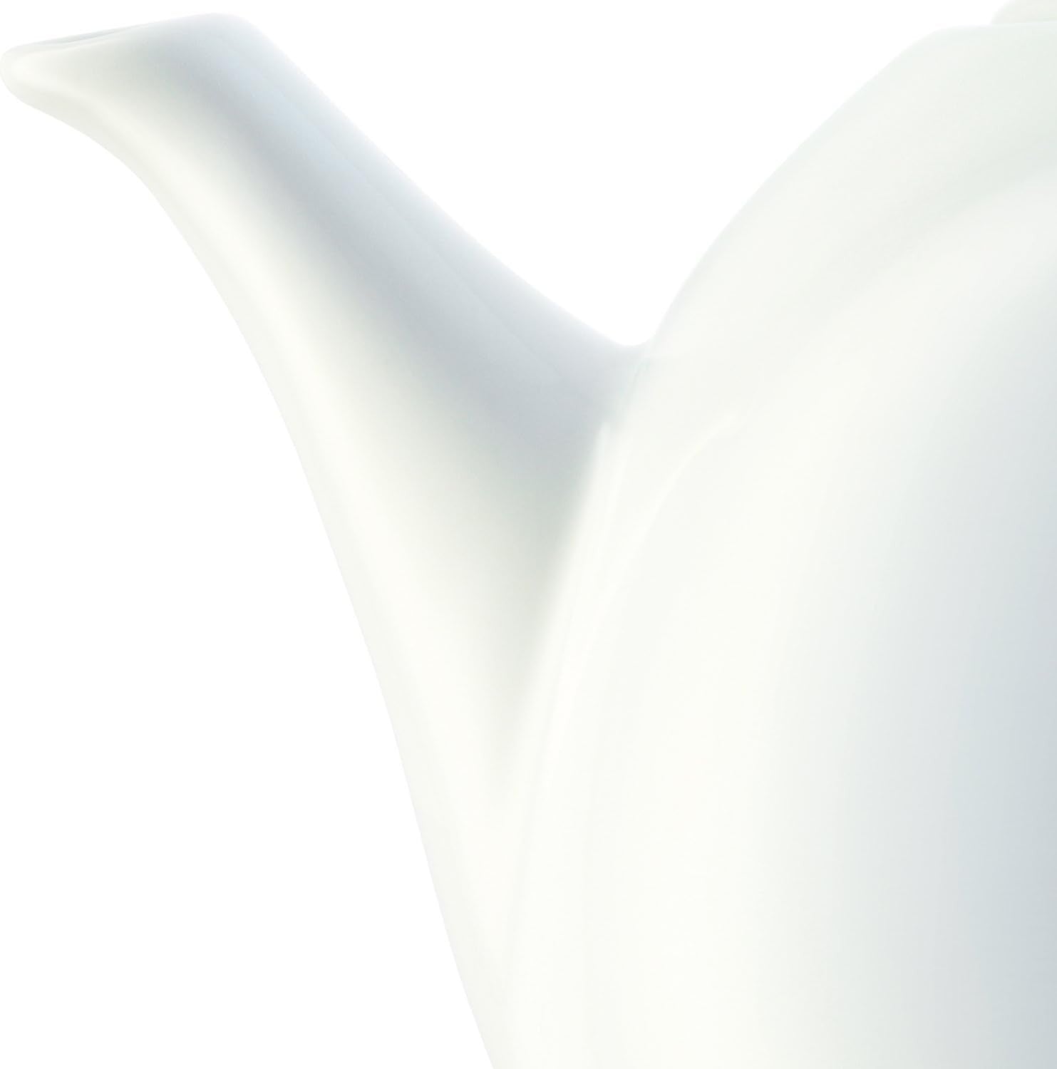 Porcelain Teapot 1.4L White Tea Pot Large Serving Dishwasher Safe