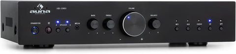 Auna Bluetooth Hi-Fi Amplifier Stereo AV Receiver 2-Channel Power Amp