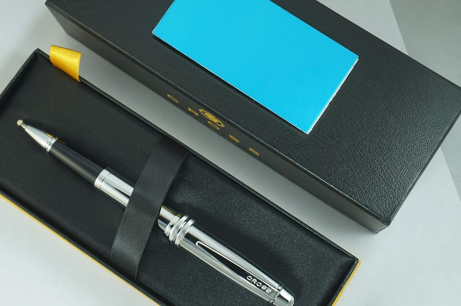 Luxury Chrome Rollerball Pen Medium Tip Polished Elegant Writing Gift