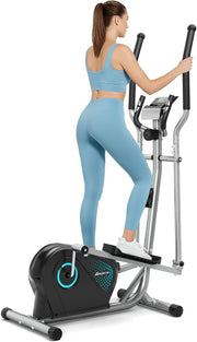 Ultra-Quiet Elliptical Cross Trainer 16-Level Resistance Home Gym
