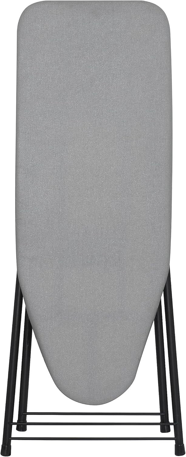Compact Ironing Board Foldable Space Saving Lightweight with Light Grey Cover