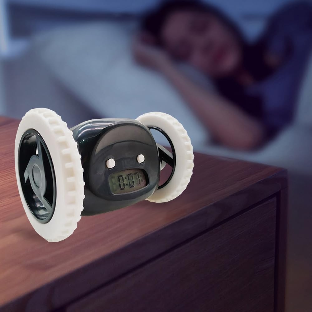 Extra Loud Alarm Clock Moving Robot Wake Up Clock for Heavy Sleepers