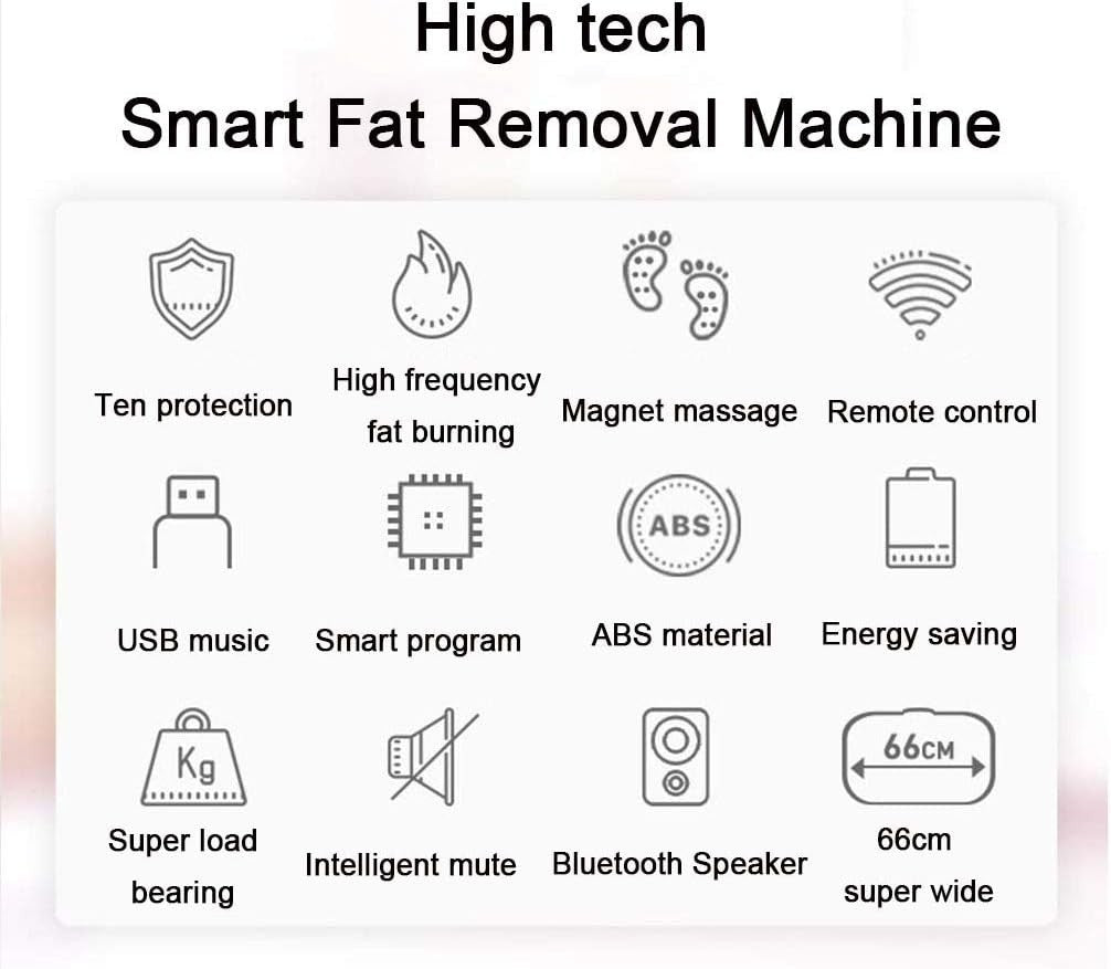 Silent Vibration Plate Slimming Machine 99 Speeds Bluetooth Home