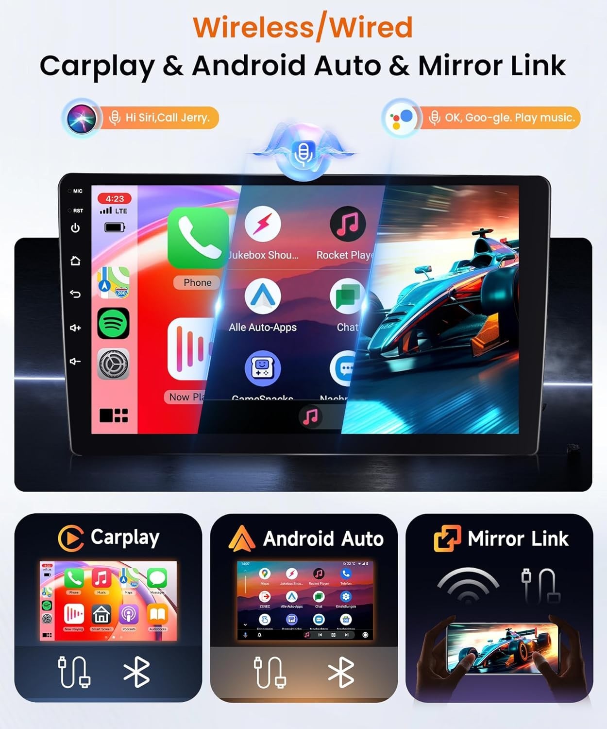 10.1" Android Car Stereo Citroen C1 Peugeot 107 Toyota Aygo GPS BT