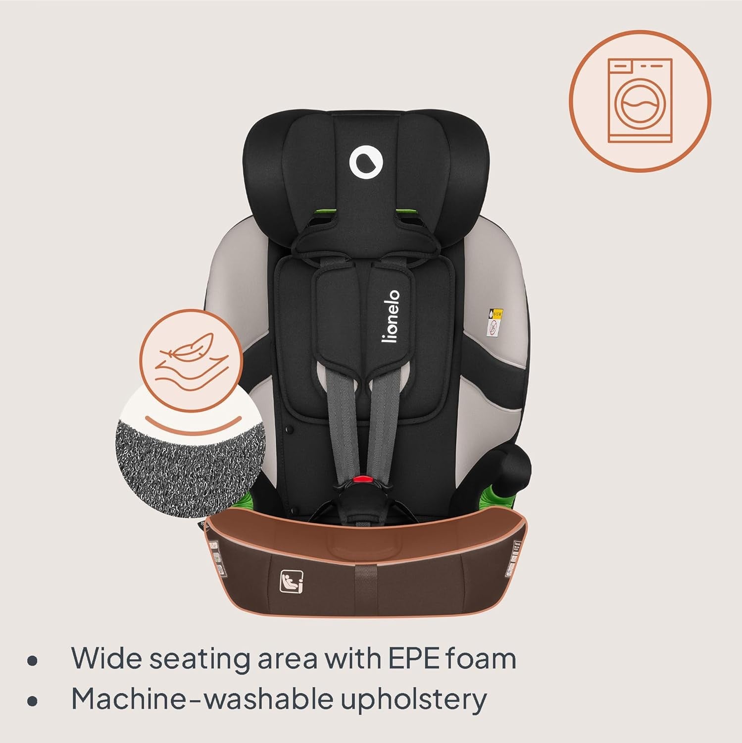 i-Size Car Seat 76–150cm ISOFIX Booster R129 Side Impact Adjustable