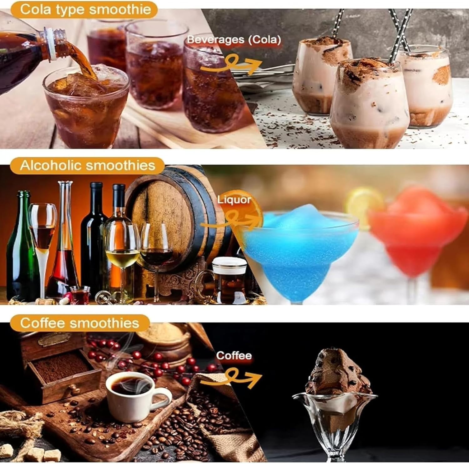Slushie Machine Home Frozen Drink Maker 2L LCD Auto Clean No Ice Needed