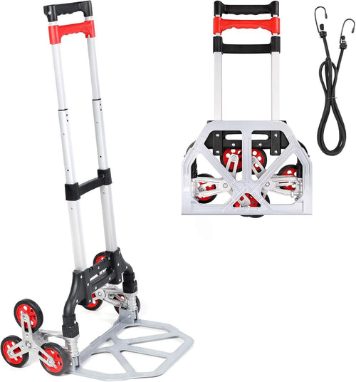 Lightweight Folding Stair Climbing Hand Trolley Aluminium Dolly 35kg