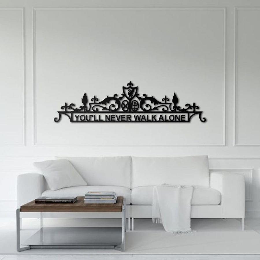 You’ll Never Walk Alone Metal Wall Art 60x28.9cm