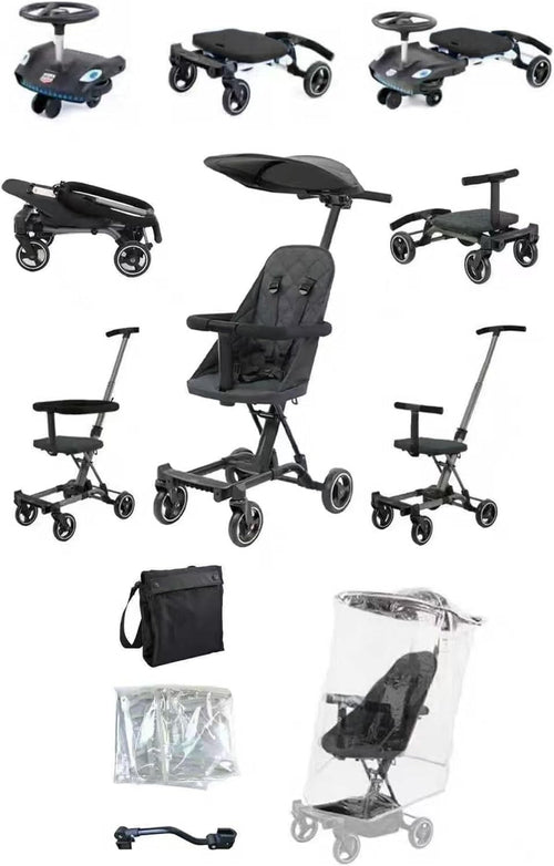 3in1 Baby Stroller Travel System Foldable Lightweight Toddler Buggy