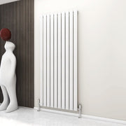 Modern Flat Panel Central Heating Radiator 1800x680mm White Single