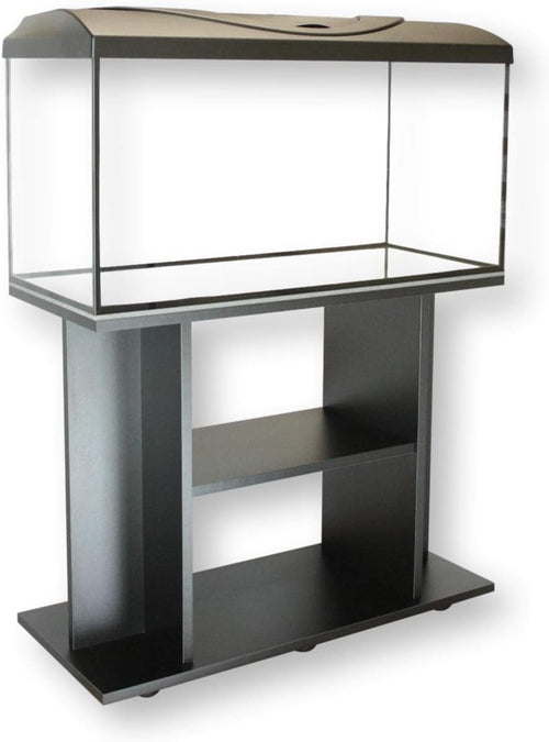 112L Glass Aquarium Kit with LED Light, Stand & Lid – Complete Set