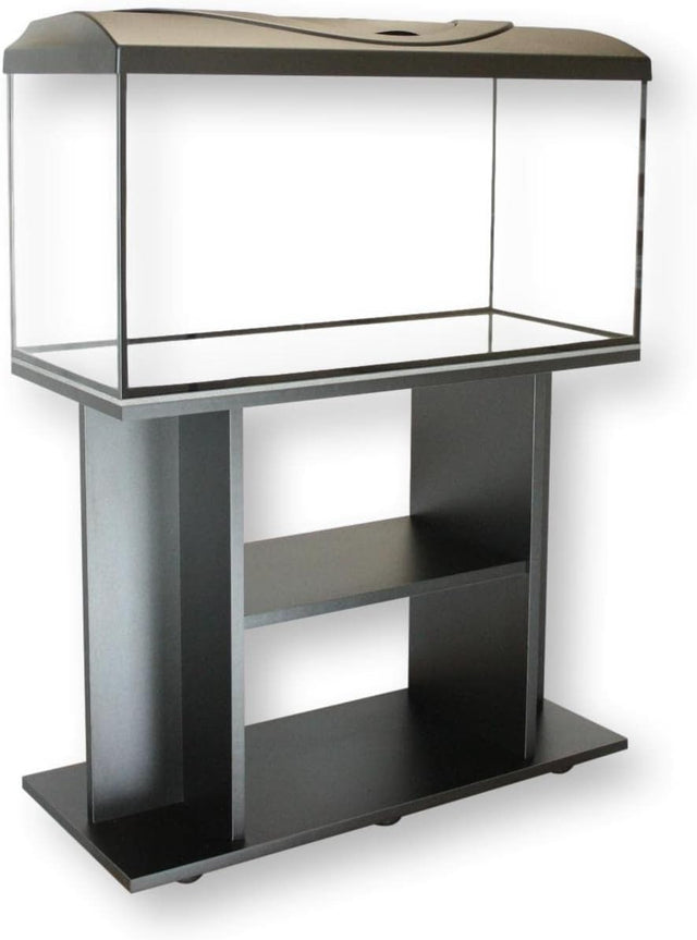 112L Glass Aquarium Kit with LED Light, Stand & Lid – Complete Set
