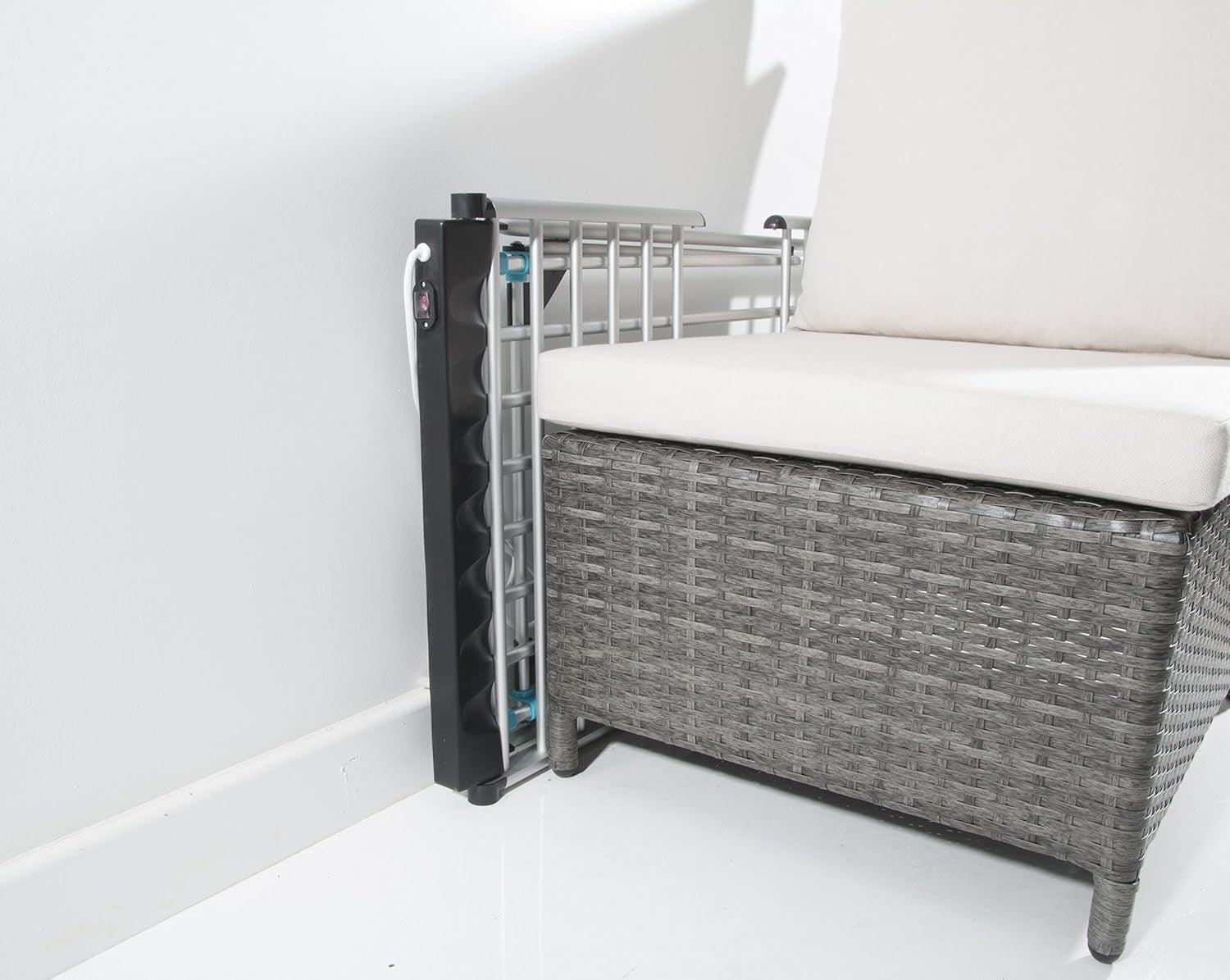 Winged Heated Clothes Airer 12m Drying Space 16kg Foldable Electric Indoor