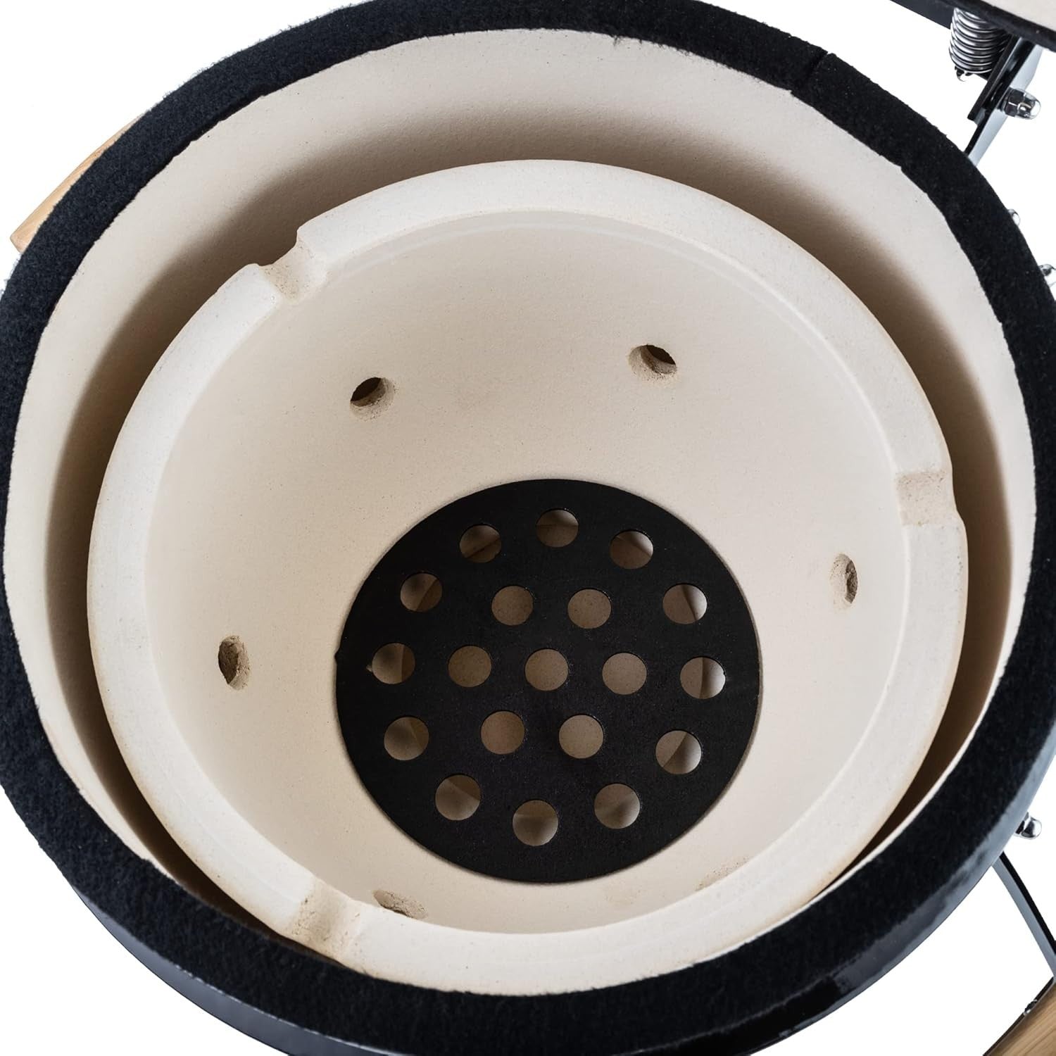 15" Ceramic Charcoal BBQ Grill with Stand & Cover – Kamado Egg Smoker